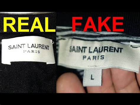 how to spot fake ysl shirt